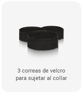 3 correas de velcro